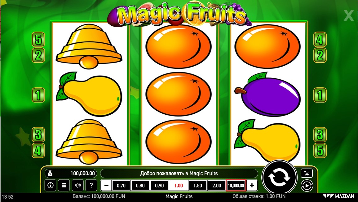 Игровой автомат Magic Fruits